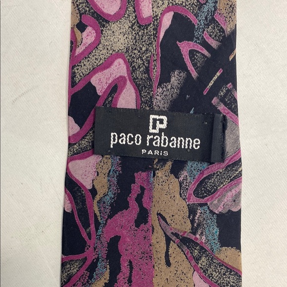 Paco Rabanne Multicolor Abstract Tie - Picture 3 of 5